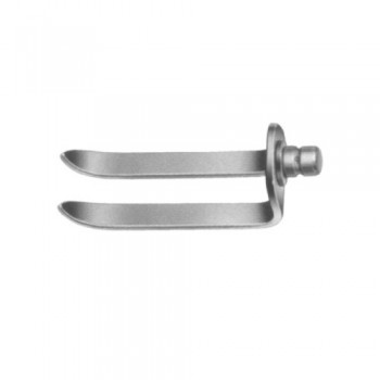 Caspar Lateral Blade Blade with 2 Prongs Stainless Steel, Blade Size 52 x 22 mm